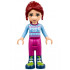 Friends Mia - Magenta Trousers, Bright Light Blue Snowflake Sweater Top – ПРИЯТЕЛИ
