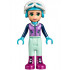 Friends Emma - Light Aqua Trousers, Medium Lavender Ski Vest, Helmet, Goggles – ПРИЯТЕЛИ