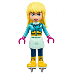 Friends Stephanie - Light Aqua Skirt, Dark Azure Top, Ice Skates – ПРИЯТЕЛИ