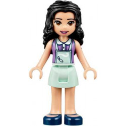 Friends Emma - Light Aqua Skirt, Medium Lavender Top with Light Aqua Apron – ПРИЯТЕЛИ