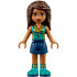 Friends Andrea - Dark Blue Skirt, Dark Turquoise Top – ПРИЯТЕЛИ