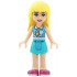 Friends Stephanie - Medium Azure Skirt, Medium Azure and White Top – ПРИЯТЕЛИ