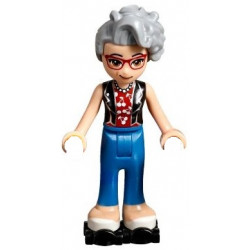 Friends Dottie - Blue Trousers, Black Vest over Red Shirt with Cherries, Black Roller Skates – ПРИЯТЕЛИ