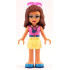 Friends Olivia (Nougat) - Bright Light Yellow Skirt, Dark Pink Top, Sunglasses – ПРИЯТЕЛИ
