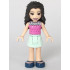 Friends Emma - Dark Pink Top with Dots, Light Aqua Skirt, Dark Blue Shoes – ПРИЯТЕЛИ