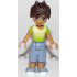 Friends Liam - Sand Blue Long Shorts, Lime and Yellow T-Shirt – ПРИЯТЕЛИ