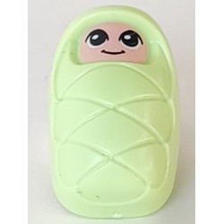Baby / Infant - with Stud Holder on Back with Smiling Face and Large Eyes Pattern (Baby Ola) (6193930) – ПРИЯТЕЛИ