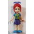 Friends Mia - Dark Purple Shorts, Lime Top, Red Hair, Sunglasses – ПРИЯТЕЛИ