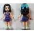 Friends Emma - Dark Purple Skirt, Medium Lavender Top, Light Aqua Shoes, Bow – ПРИЯТЕЛИ
