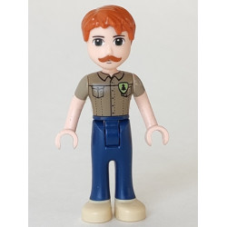 Friends Angus - Dark Blue Trousers, Dark Tan Shirt with Pockets – ПРИЯТЕЛИ