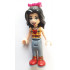 Friends Vicky - Trousers with Red Boots, Red Shirt with Bright Light Orange Top, Black Hair, Bow – ПРИЯТЕЛИ