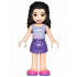 Friends Emma - Dark Purple Skirt, Lavender Top with Flowers – ПРИЯТЕЛИ