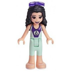 Friends Emma - Light Aqua and Dark Purple Wetsuit, Sunglasses – ПРИЯТЕЛИ