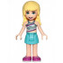 Friends Stephanie - Medium Azure Skirt, Striped Top – ПРИЯТЕЛИ