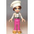 Friends Lillie - White Jacket, Dark Pink Pants, White Chef Toque with Hair – ПРИЯТЕЛИ