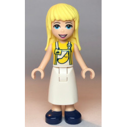 Friends Stephanie - Yellow Shirt, White Apron with Yellow Banana, Dark Blue Shoes – ПРИЯТЕЛИ
