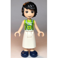 Friends David - Lime Shirt, White Apron with Lime Apple, Dark Blue Shoes – ПРИЯТЕЛИ