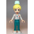 Friends Dr. Maria - Dark Turquoise Trousers, White Top – ПРИЯТЕЛИ