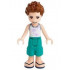 Friends Ethan - Dark Turquoise Shorts, White Top with Palm Trees – ПРИЯТЕЛИ