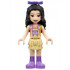 Friends Emma - Tan Dress with Straps, Medium Lavender Boots, Dark Purple Bow – ПРИЯТЕЛИ
