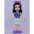 Friends Emma - Light Aqua Layered Skirt, Dark Blue Top with Jellyfish, Trans-Dark Pink Sunglasses – ПРИЯТЕЛИ