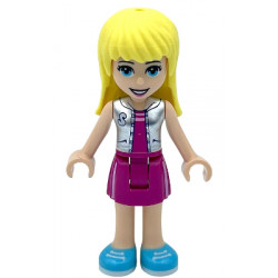 Friends Stephanie - Magenta Skirt and Top with Silver Vest – ПРИЯТЕЛИ