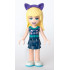 Friends Stephanie - Dark Blue Layered Skirt, Sleeveless Top with Cat Face, Dark Purple Cat Ears – ПРИЯТЕЛИ