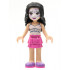 Friends Emma - Dark Pink Skirt, White Ruffled Tank Top, Face Paint – ПРИЯТЕЛИ