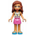 Friends Olivia (Nougat) - Dark Pink Skirt, Halter Top with Strawberries – ПРИЯТЕЛИ