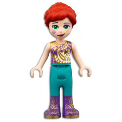 Friends Mia - Dark Purple and Gold Top, Dark Turquoise Pants, Dark Purple Boots with Gold Pattern – ПРИЯТЕЛИ