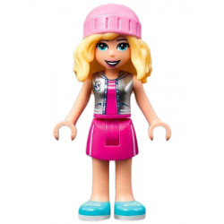 Friends Stephanie - Magenta Skirt and Top with Silver Vest, Bright Pink Hat – ПРИЯТЕЛИ
