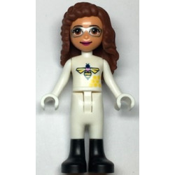 Friends Olivia (Nougat) - White Bee Suit and Black Boots – ПРИЯТЕЛИ