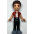 Friends River - Sand Blue Shoes, Black Jeans, Red Checkered Shirt with White Undershirt – ПРИЯТЕЛИ