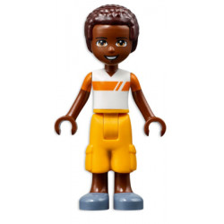 Friends Elijah - White and Orange Shirt, Bright Light Orange Trousers – ПРИЯТЕЛИ