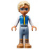Friends Sebastian - Medium Nougat Boots, Sand Blue Trousers, Blue Vest with Pockets, Yellow Undershirt – ПРИЯТЕЛИ