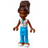 Friends Nandi - White Vest with Paw Print, Dark Azure Trousers – ПРИЯТЕЛИ