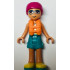 Friends Sebastian - White Tank Top, Dark Turquoise Shorts, Yellow Shoes, Magenta Helmet, Orange Life Jacket – ПРИЯТЕЛИ