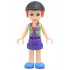 Friends Mia - Lime Plaid Shirt, Dark Purple Shorts, Black Riding Helmet – ПРИЯТЕЛИ