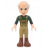 Friends Marcel - Dark Green Plaid Shirt and Overalls, Dark Tan Pants with Boots – ПРИЯТЕЛИ