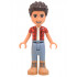 Friends River - Red Checkered Shirt with White Undershirt, Sand Blue Trousers – ПРИЯТЕЛИ