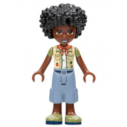 Friends Joaquim - Sand Blue Trousers, Tan Vest, Coral Scarf – ПРИЯТЕЛИ