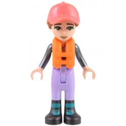 Friends Capt. Maxine - Lavender Sailing Outfit, Coral Cap, Orange Life Jacket – ПРИЯТЕЛИ