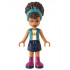 Friends Andrea - Dark Turquoise Jacket over White Top with Crown, Dark Blue Skirt with Magenta Boots, Dark Turquoise Head Wrap – ПРИЯТЕЛИ