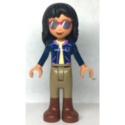 Friends Savannah - Dark Blue Jacket, Dark Tan Riding Pants, Reddish Brown Boots – ПРИЯТЕЛИ