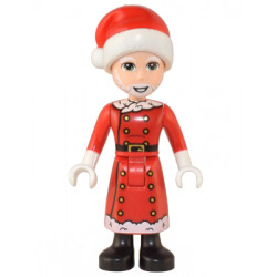Friends Santa - Red Jacket and Skirt with Buttons and White Trim, Santa Hat – ПРИЯТЕЛИ