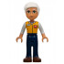 Friends Isaac - Bright Light Orange Shirt, Dark Blue Pants, Reddish Brown Shoes – ПРИЯТЕЛИ