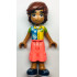 Friends Leo - Dark Azure, Yellow, and Lime Shirt, Coral Trousers Cropped Large Pockets, Dark Blue Shoes – ПРИЯТЕЛИ