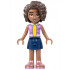 Friends Aliya - Medium Lavender Vest, Dark Blue Skirt, Metallic Pink Sandals – ПРИЯТЕЛИ