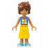 Friends Leo - Dark Azure and Coral Hoodie, Yellow Trousers Cropped Large Pockets, Medium Azure Shoes – ПРИЯТЕЛИ