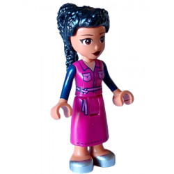 Friends Hale - Magenta Jacket and Skirt, Silver Shoes – ПРИЯТЕЛИ